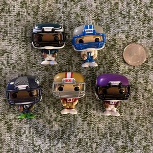 Funko POP mini NFL figures. Set of 5.